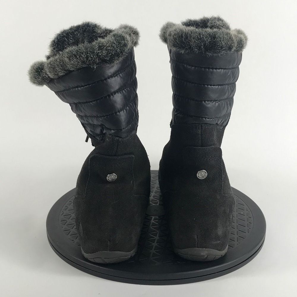 The North Face Nuptse Purna II Black Suede Winter Boots Women’s Size 9.5 - Picture 6 of 11